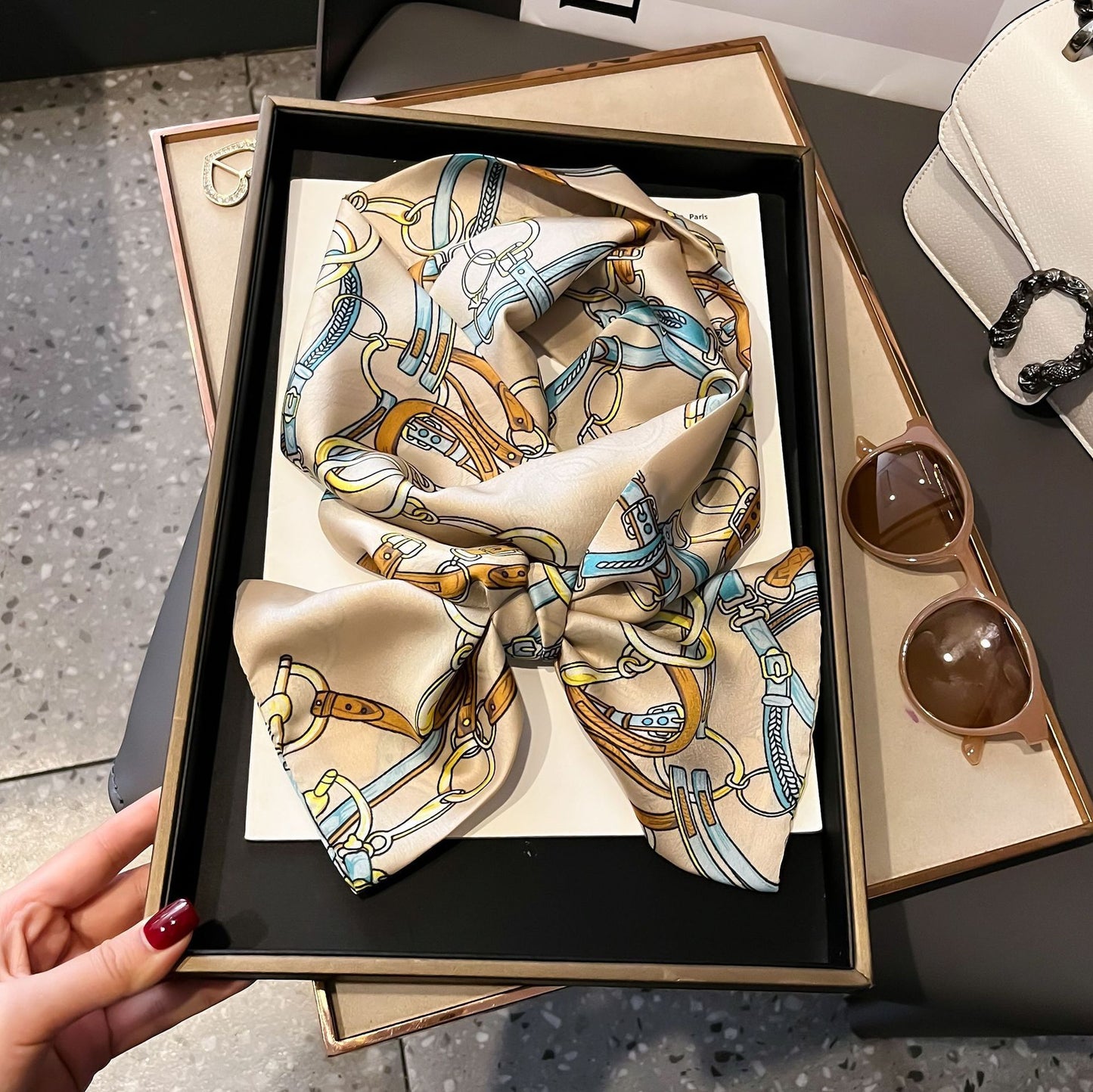 Fashion Silk High-grade Shawl Scarf