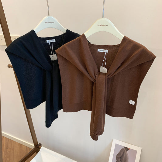 All-match Scarf Outer Wool Detachable Collar Shoulder