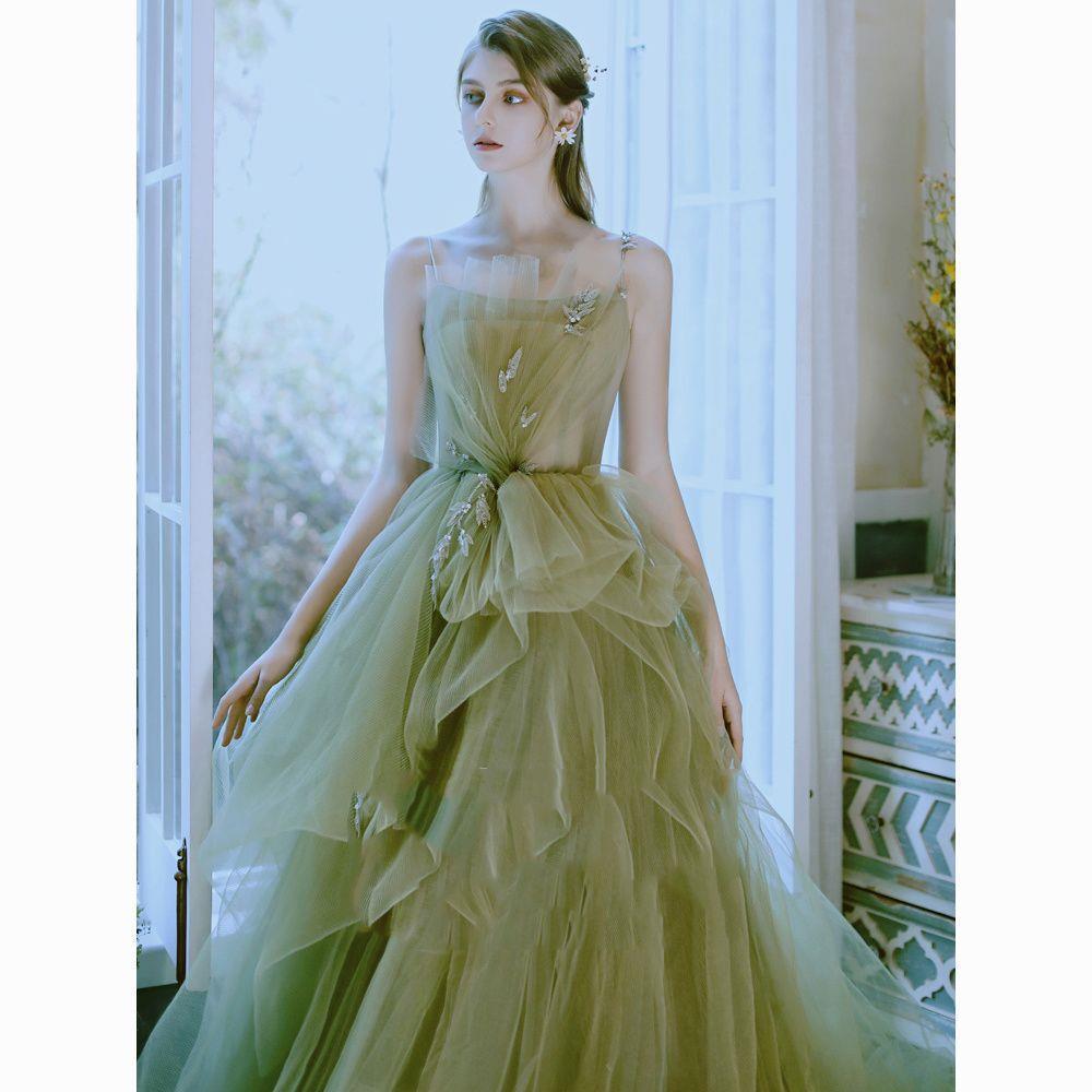Forest Style Green Dress