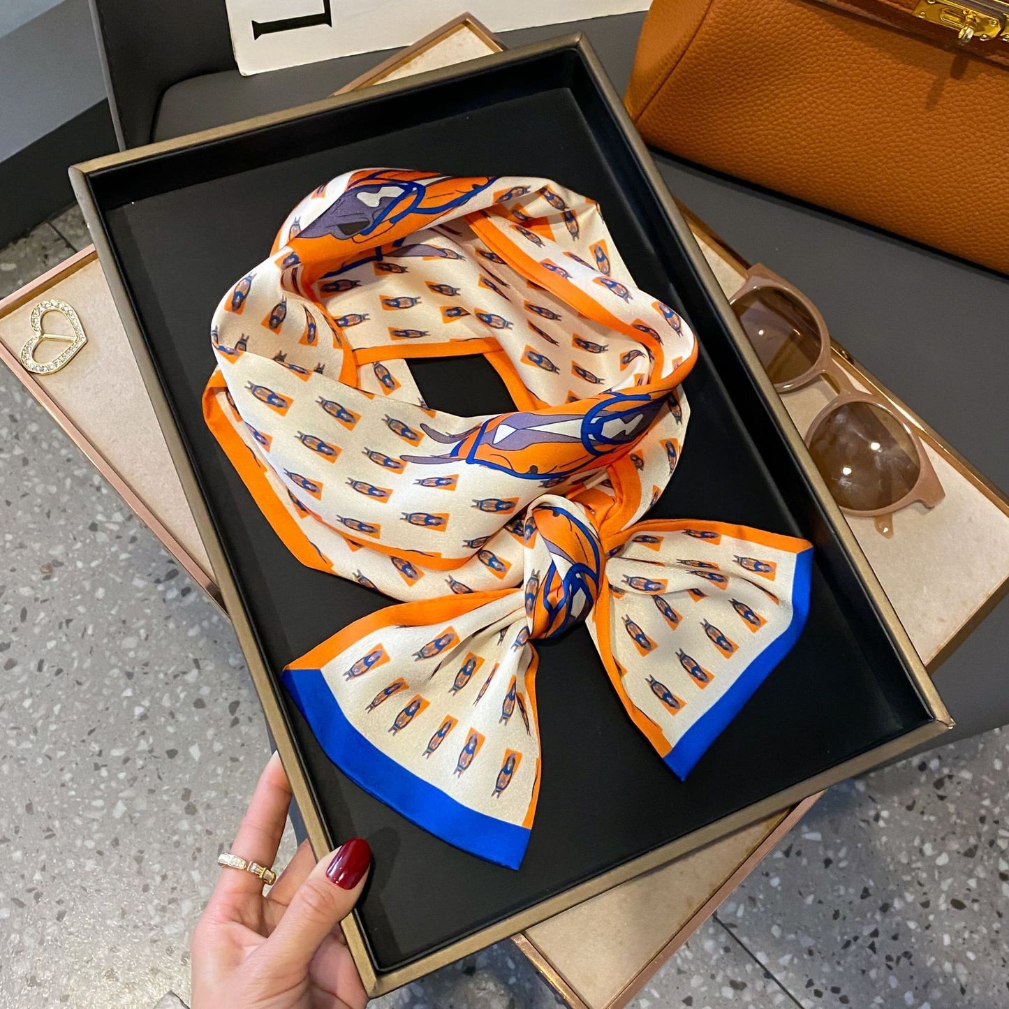 Fashion Silk High-grade Shawl Scarf