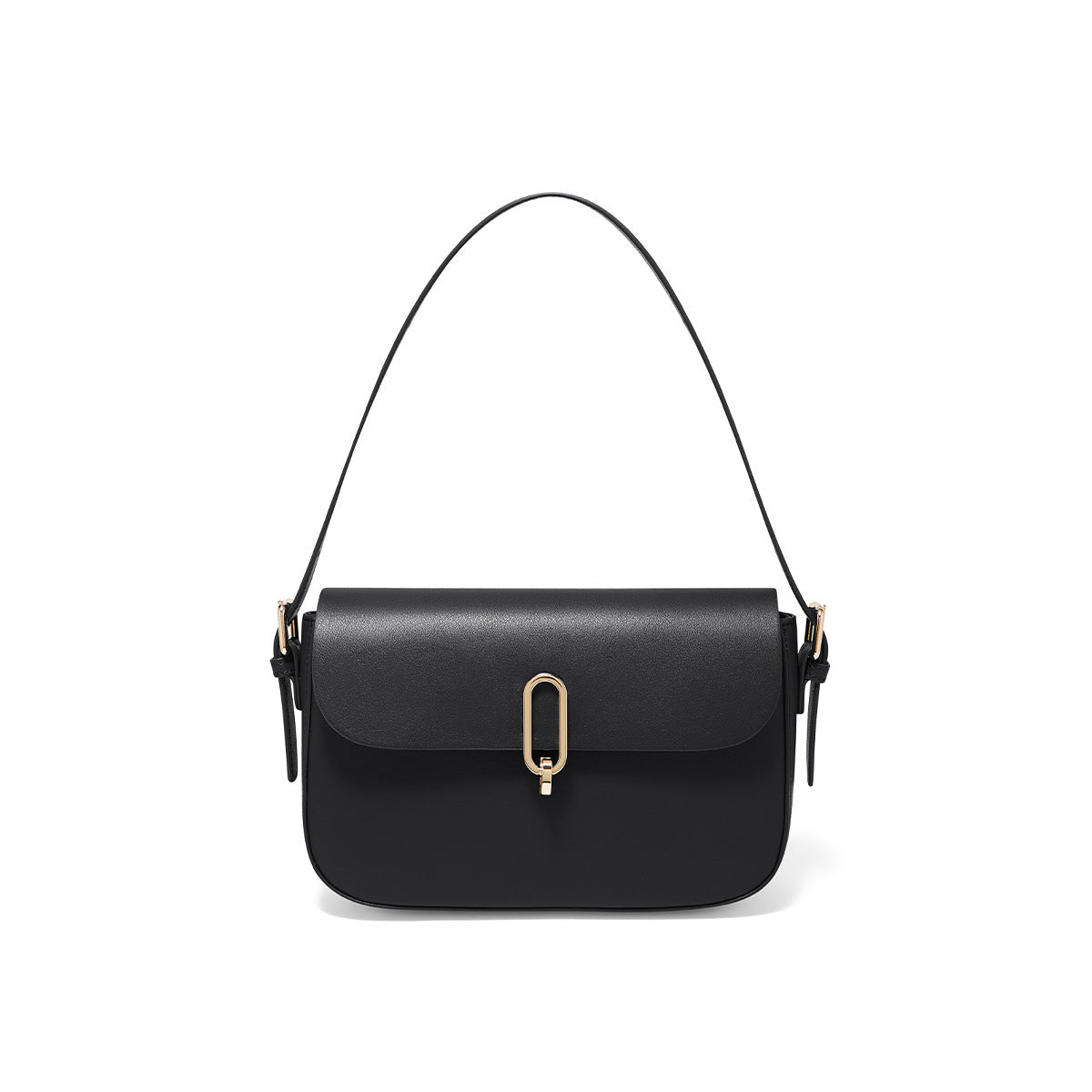 Two-layer Cowhide Genuine Leather Square Shoulder Messenger Bag