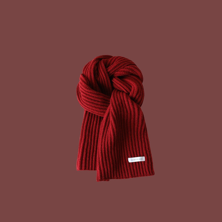 Lin Xiao Orange Hat Knitted Hat Baseball Cap Scarf