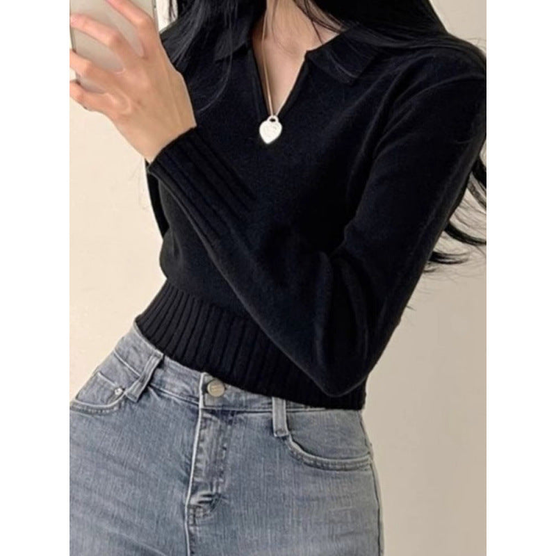 Women's Gentle Milk Bottoming Sweater