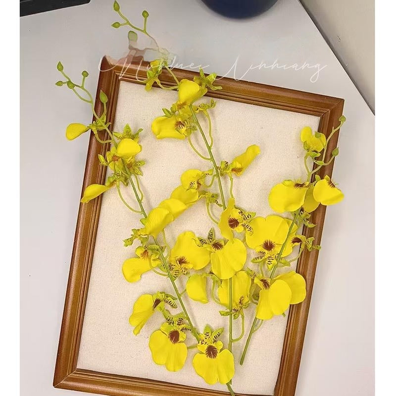 Chic Yellow Floral Hair Clip