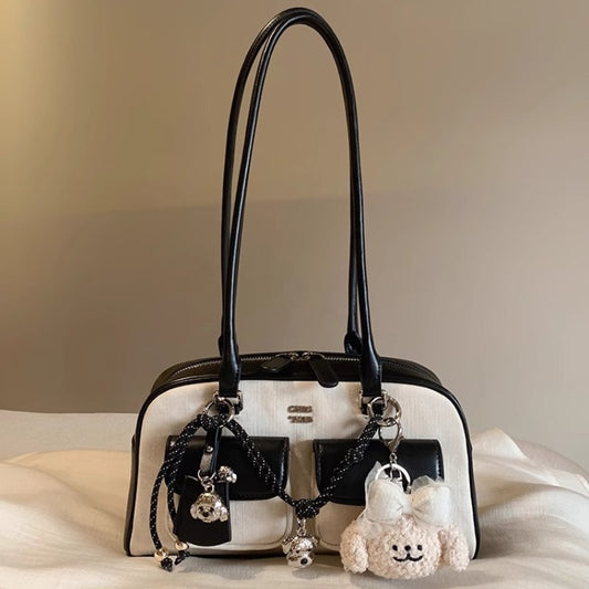 Bread Puppy Cold Extraction Time Pillow Shoulder Bag