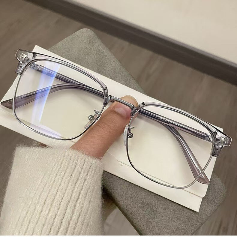 Korean Version HD Eye Protection Anti-Blue Ray Plain Glasses
