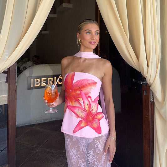 Hot Girl Halterneck Top