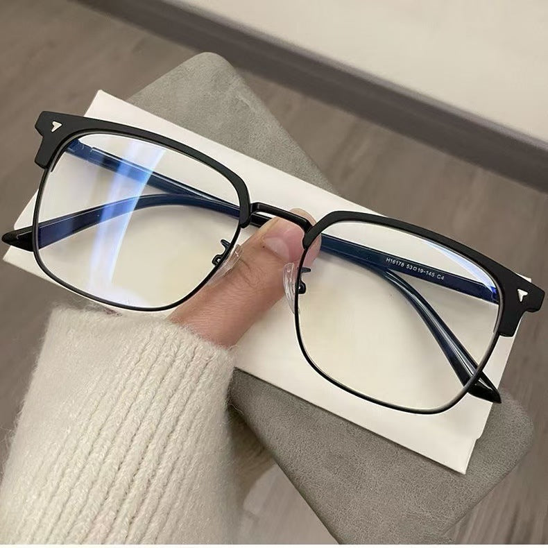 Korean Version HD Eye Protection Anti-Blue Ray Plain Glasses
