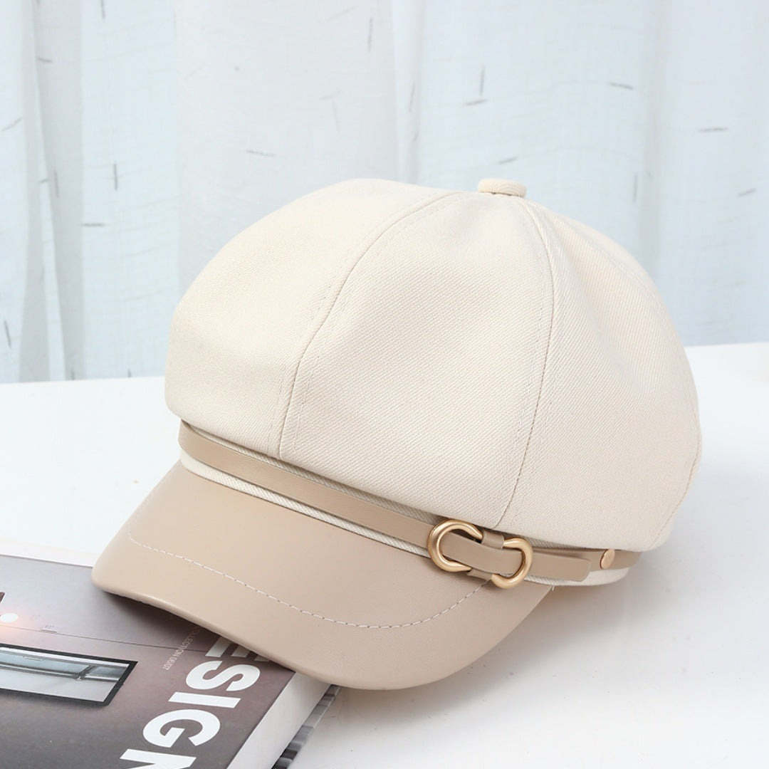 Octagonal Cap Brim Hat