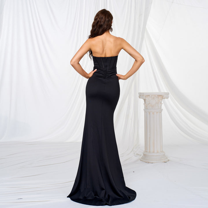 Off-Shoulder Chest-Wrapped Dress