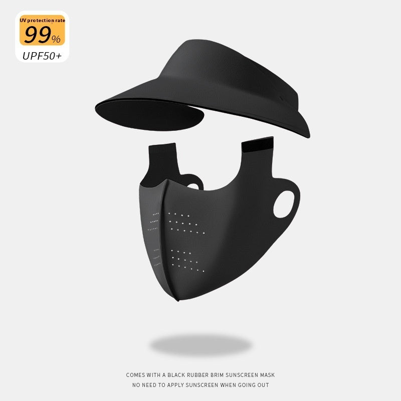Air Top Sun Hat Women's UV Protection Summer Face Mask Face Mask