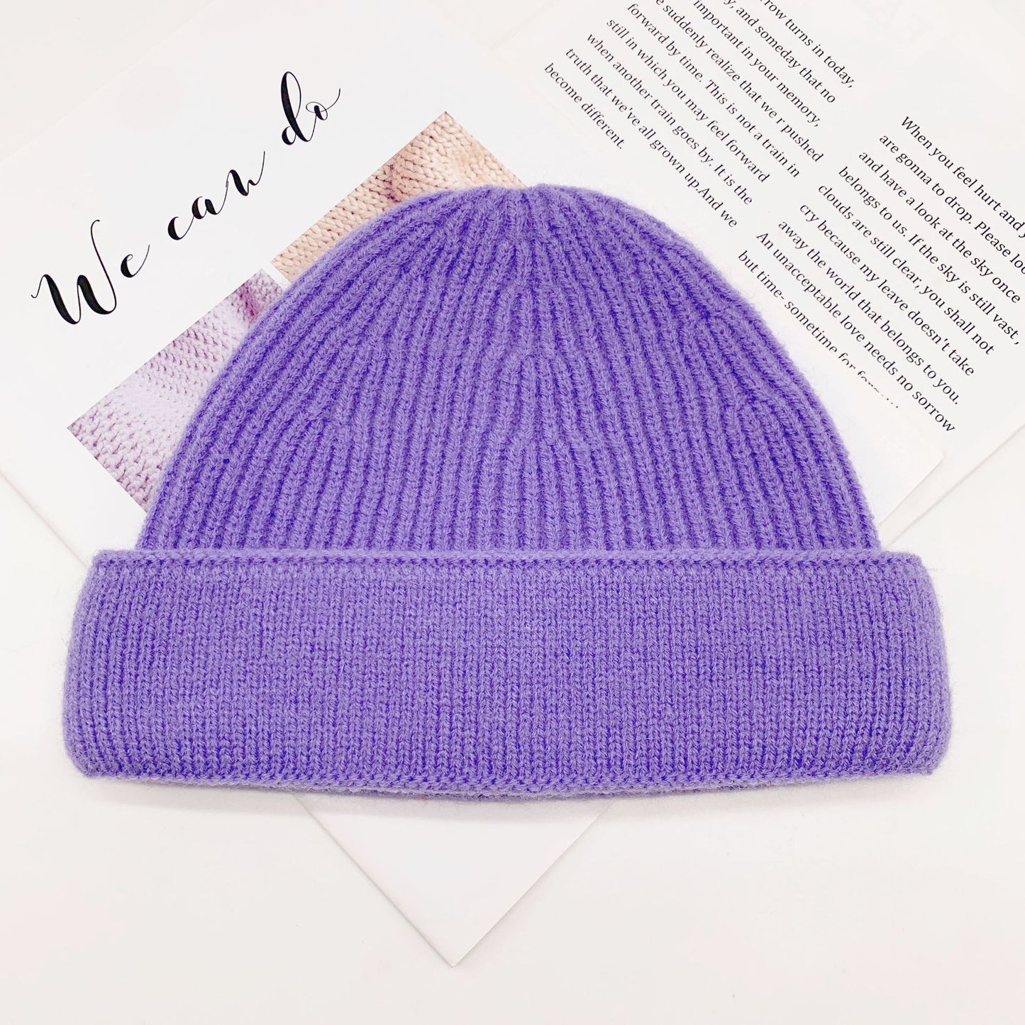 Women's Winter Personalized Big Head Circumference Warm Wool Hat