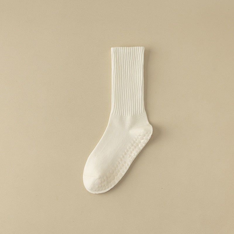 Women's Pilates Mid-calf Silicone Non-slip Yoga Socks