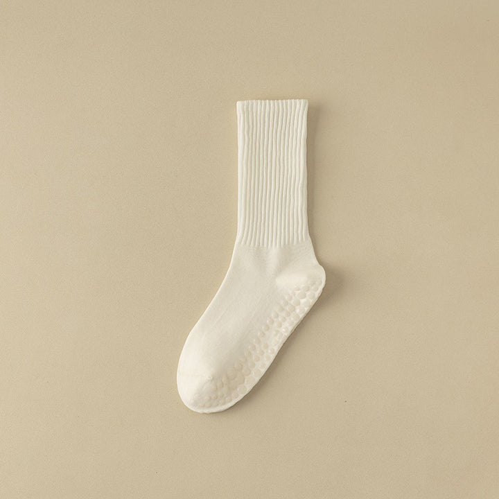 Women's Pilates Mid-calf Silicone Non-slip Yoga Socks