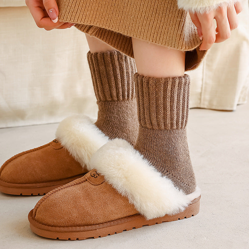 Soft Terry Velvet Winter Socks
