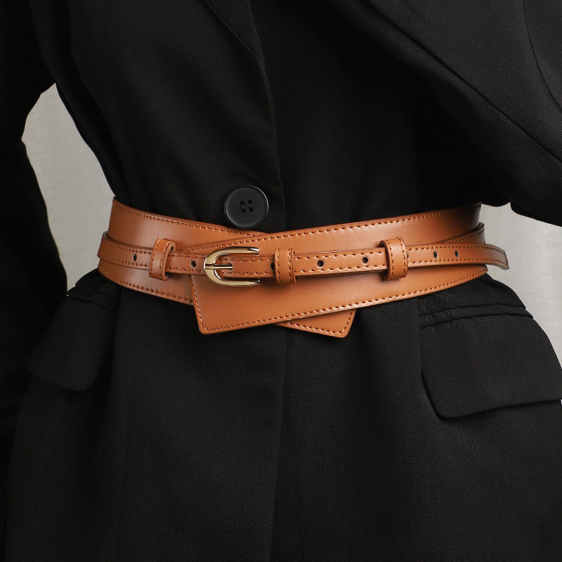 Suit Jacket Wide Waist Seal Belt