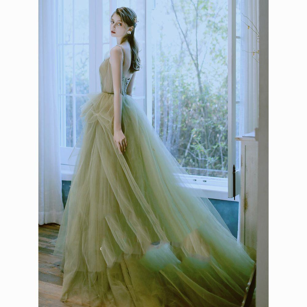 Forest Style Green Dress