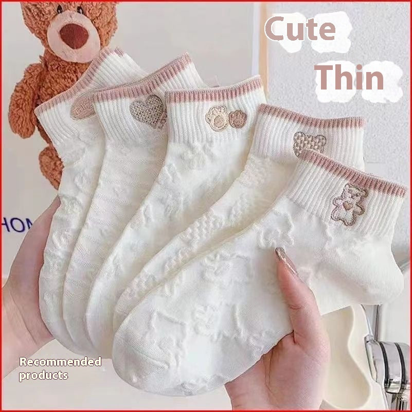 Women's Autumn And Winter Style Low-top Spring And Autumn Socks