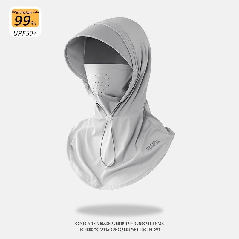 Cycling Sun Mask Hat Integrated Neck Protection For Women Summer