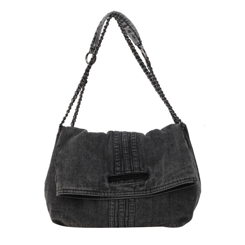 Denim Fashion Simple Shoulder Messenger Bag