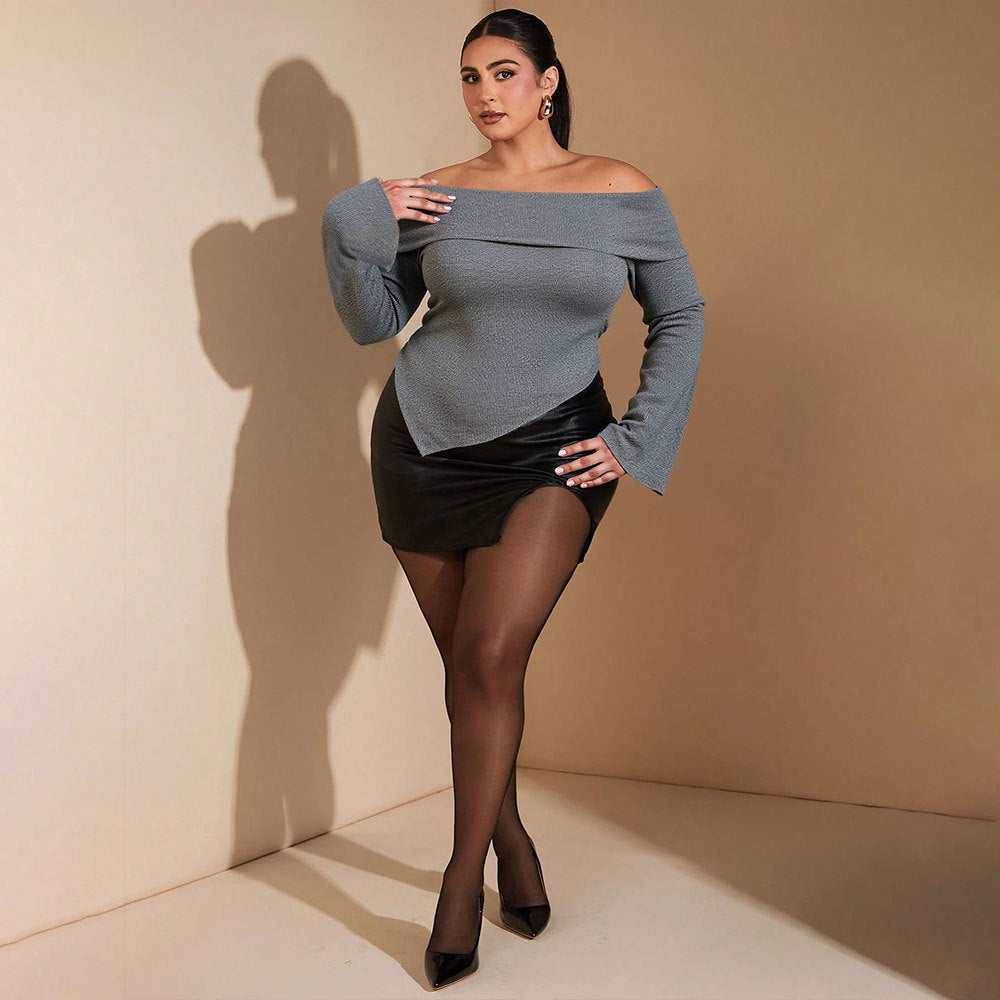 Slim Fit Slimming Long Sleeves Bottoming Top