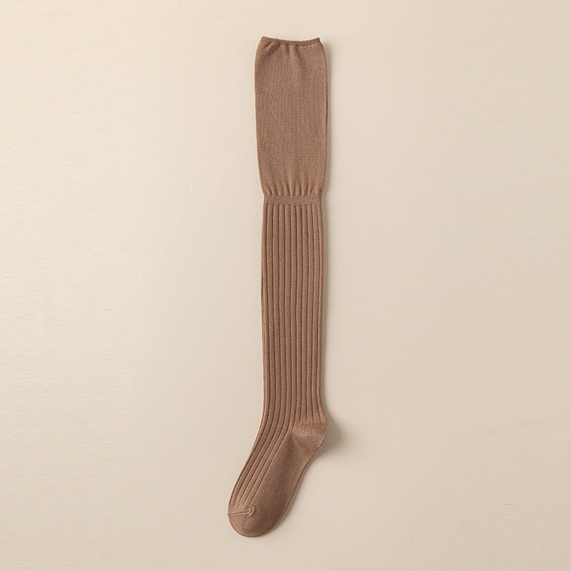 Autumn And Winter Stitching Over Knee Thigh High Socks