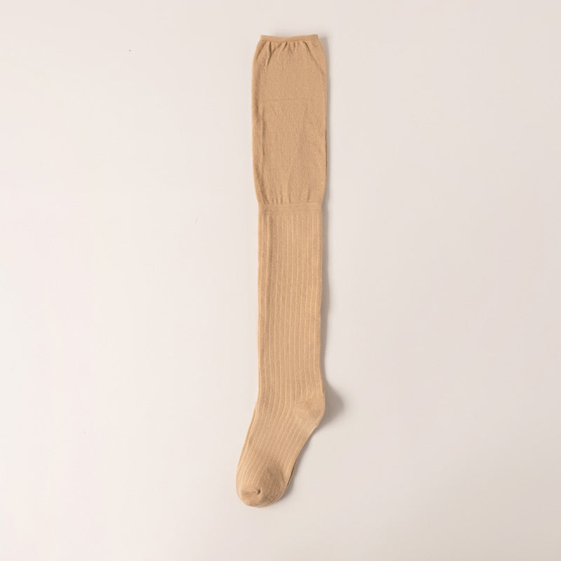 Autumn And Winter Stitching Over Knee Thigh High Socks