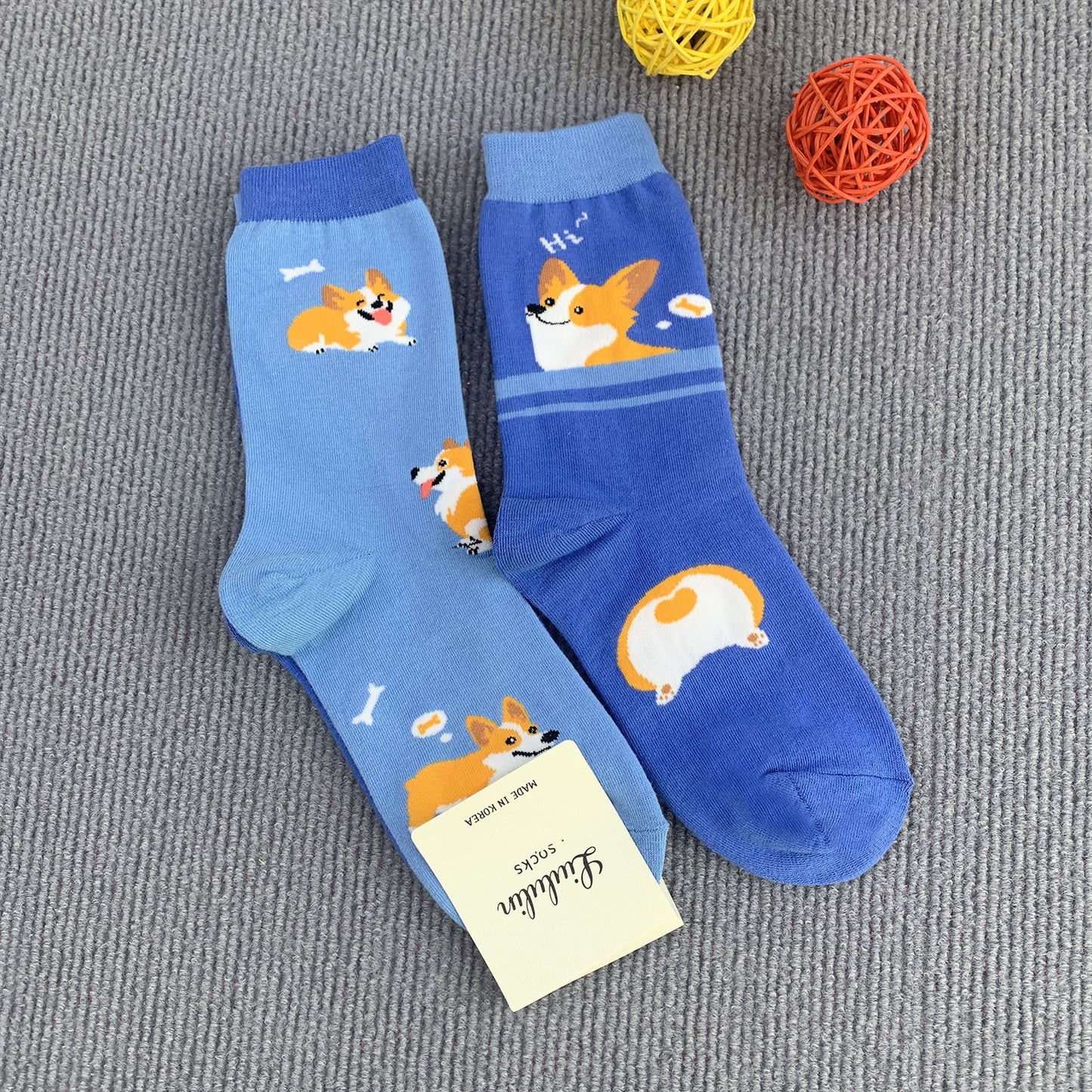 Cute Animal Pattern Women's Tube Socks