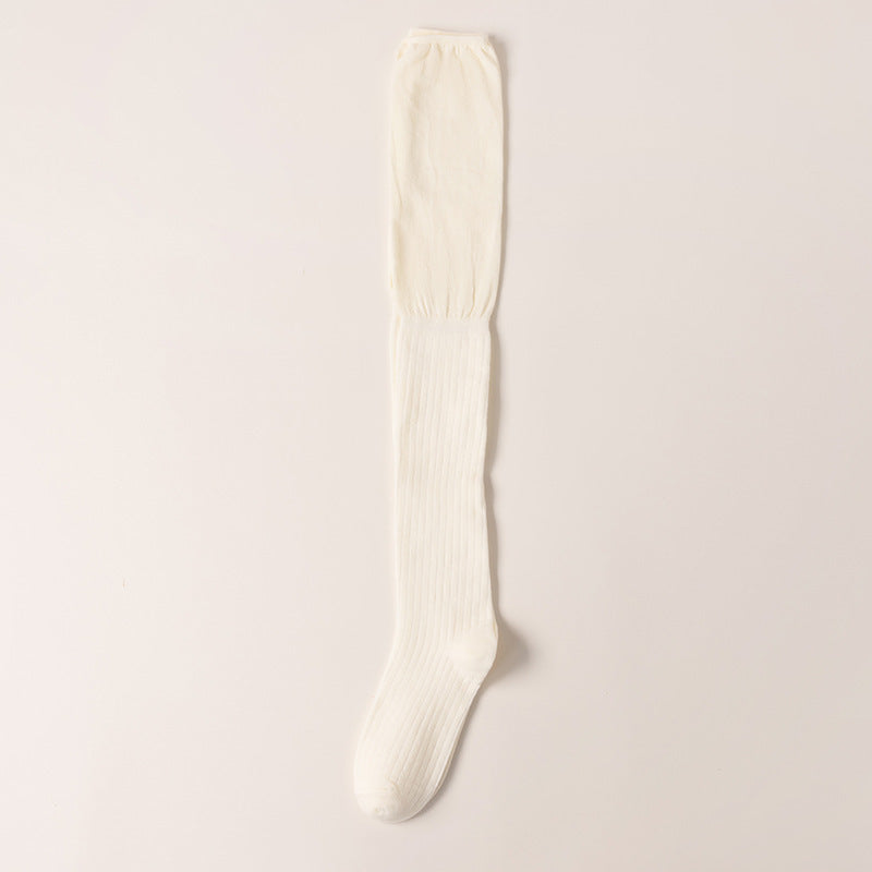 Autumn And Winter Stitching Over Knee Thigh High Socks