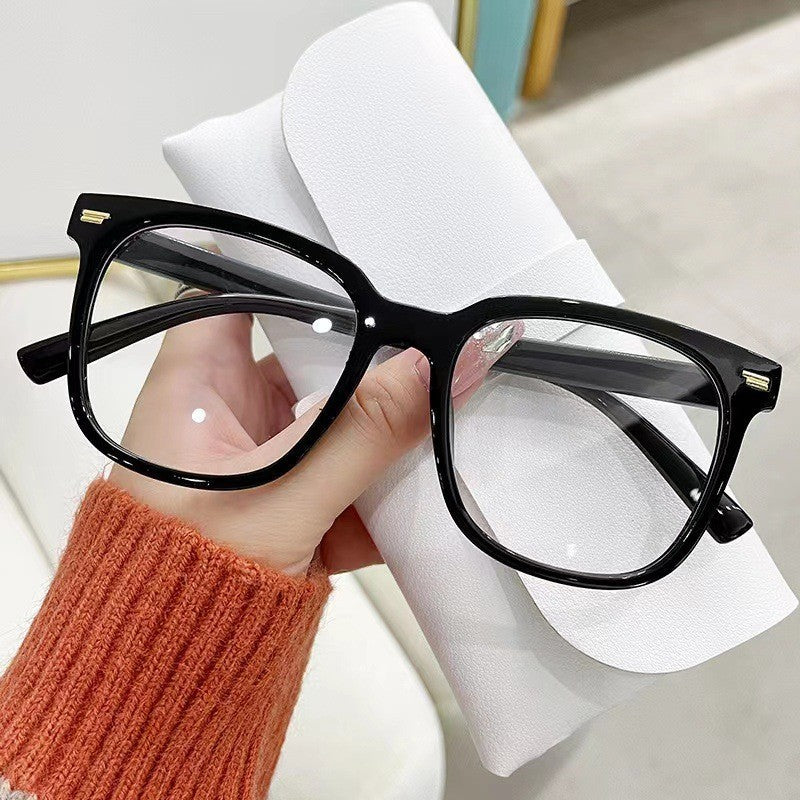 Anti-blue Light Glasses Fashion Large Rim Myopia Glasses