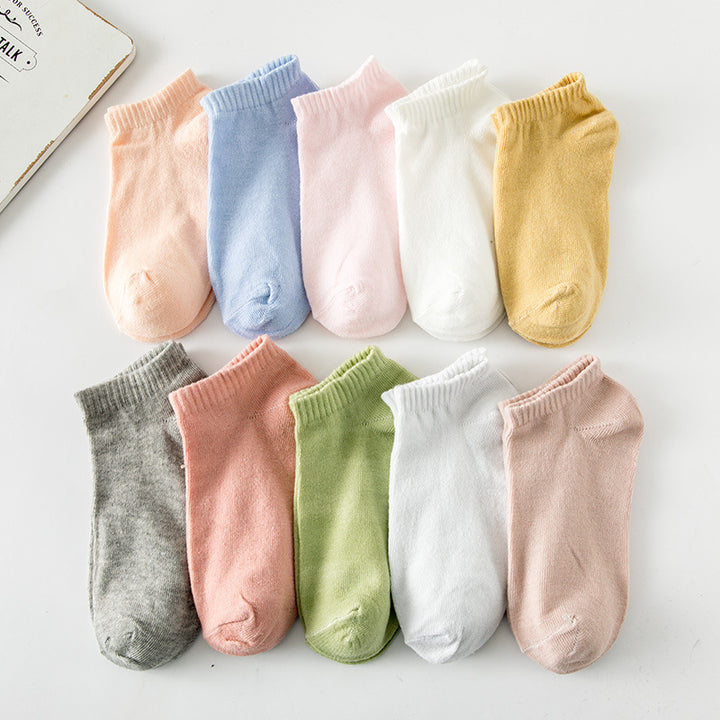 Women's Autumn And Winter Style Low-top Spring And Autumn Socks