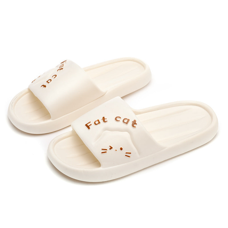 Home Slippers Home Cute Cartoon Wear-resistant Breathable EVA Slippers