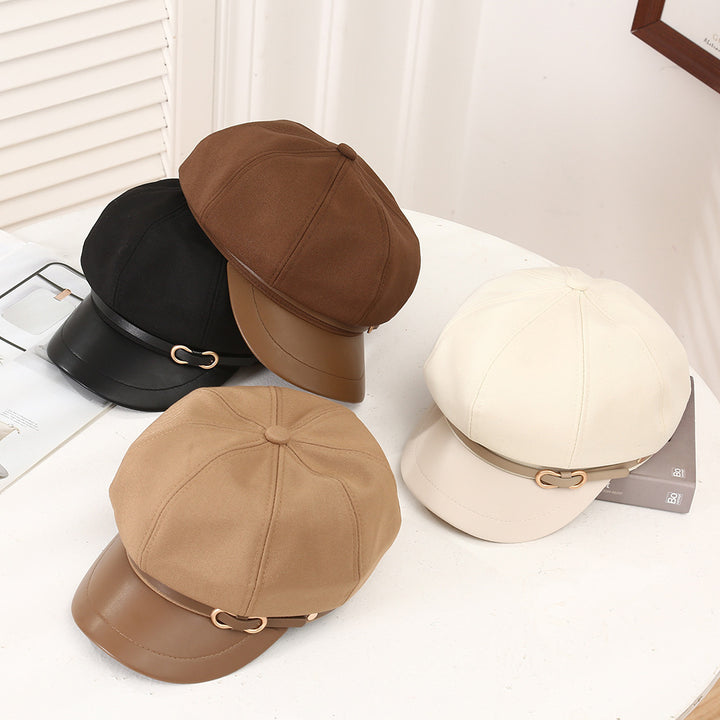 Octagonal Cap Brim Hat