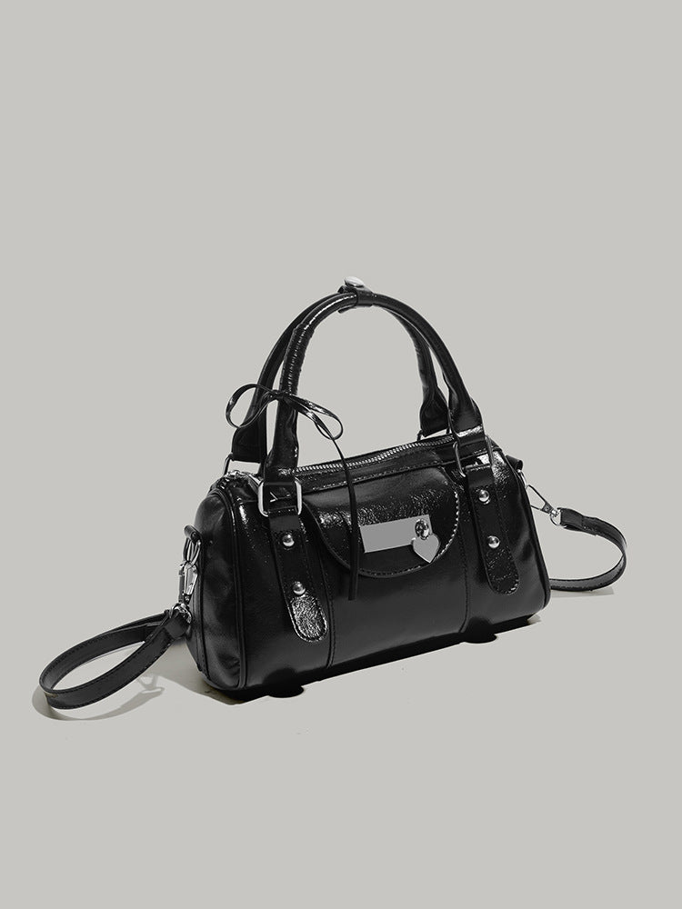 Sweet Cool Love Heart Bow Tie Handbag Female Niche