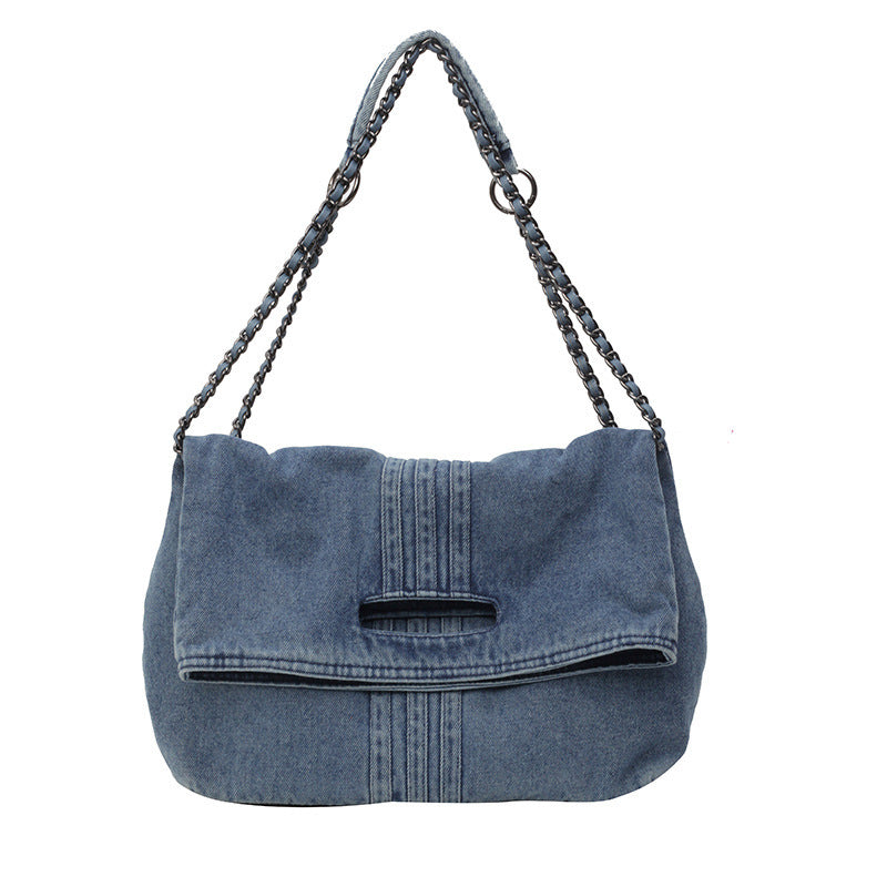 Denim Fashion Simple Shoulder Messenger Bag