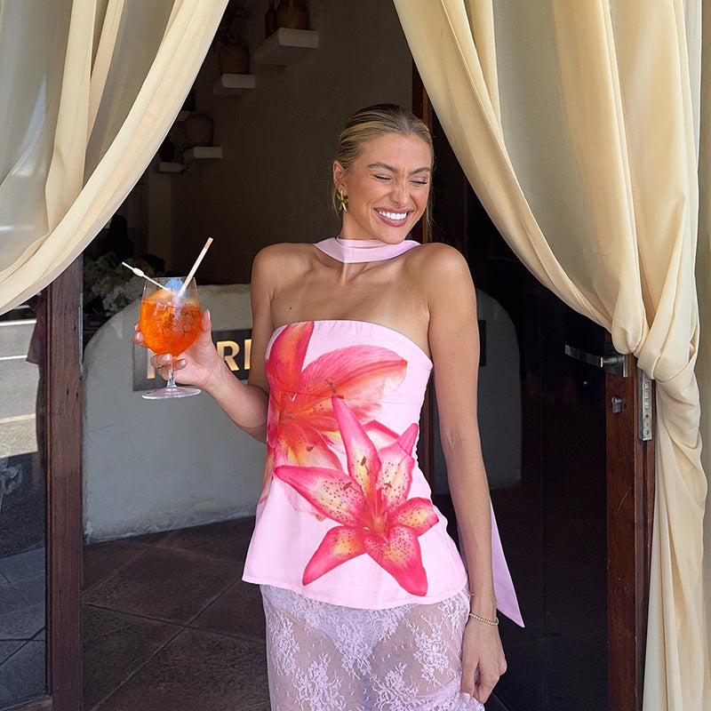 Hot Girl Halterneck Top