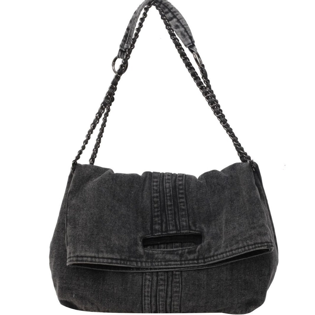 Denim Fashion Simple Shoulder Messenger Bag