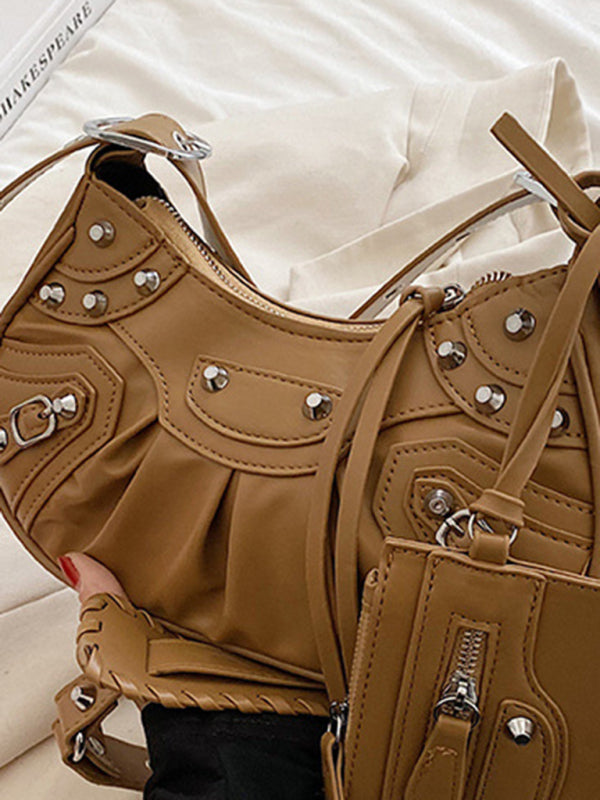 Rivet Heavy Underarm Bag