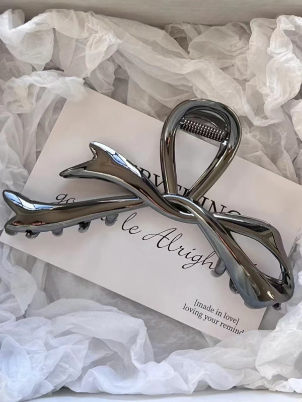 Romantic Streamer Bow Hair Claw