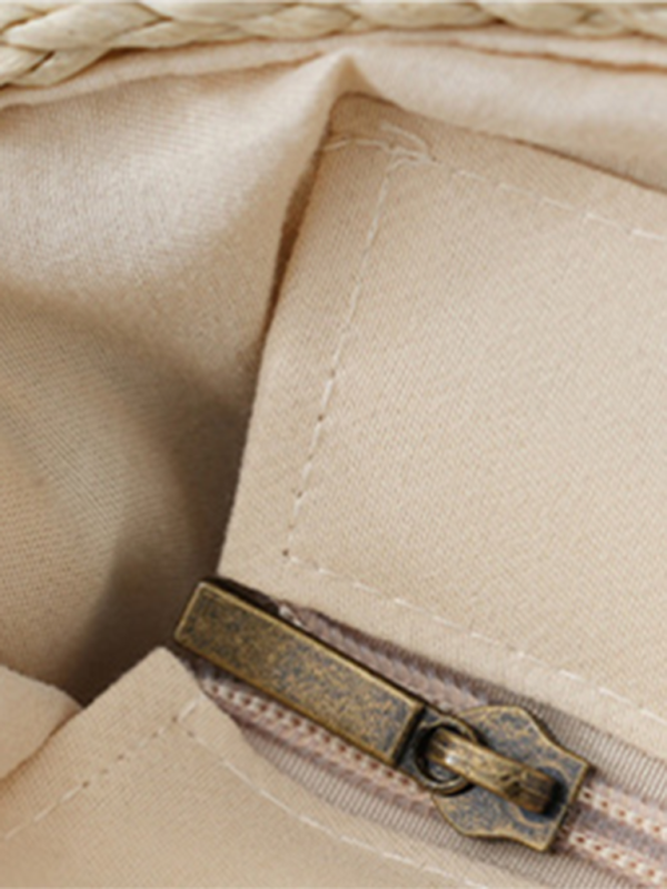 New single shoulder straw bag