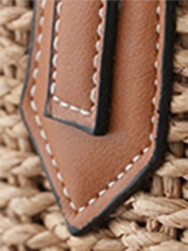 New single shoulder straw bag