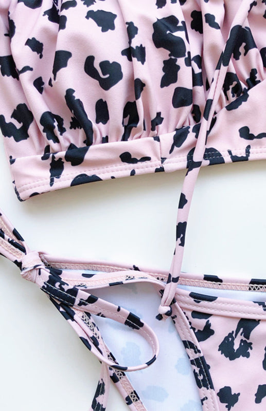 Women's One-Piece Swimsuit With Sleeves And Straps