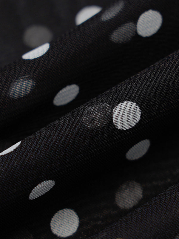 Sheer Mesh Lace Up Dress