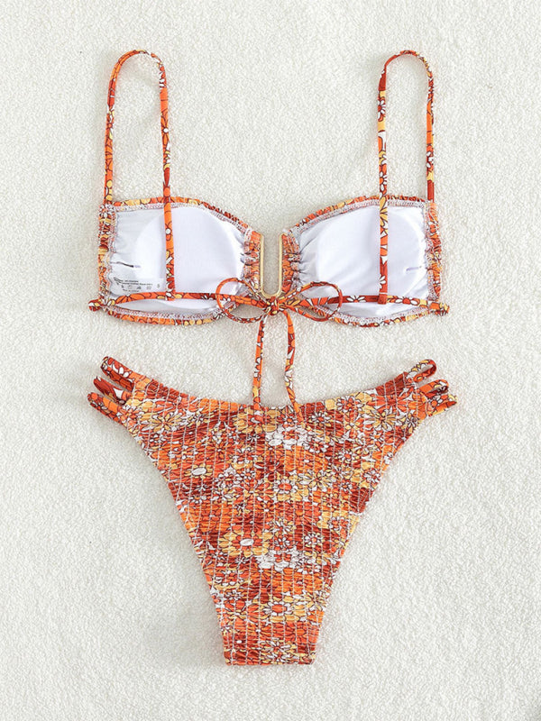 Fashion Printed Sexy Triangle Bikini