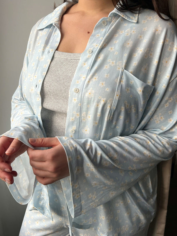 New long sleeved printed pajamas