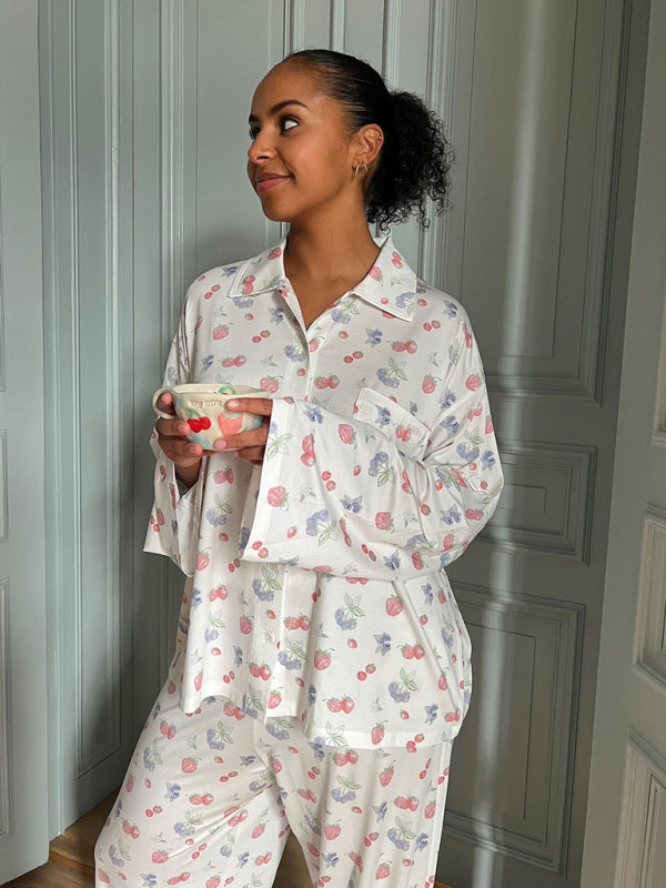 New long sleeved printed pajamas