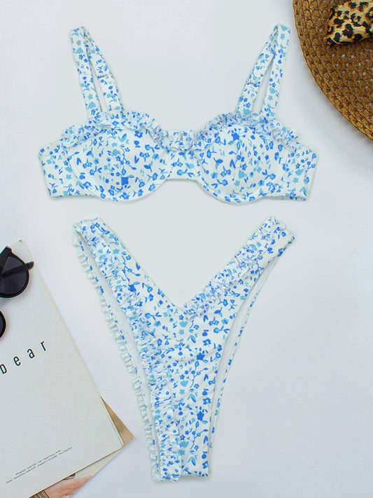 Lace Floral Bikini