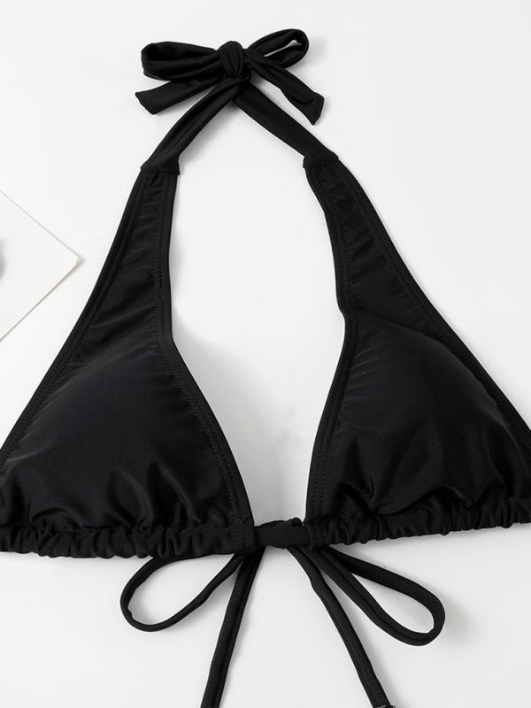 Women's Stylish Self Design Knit Bikini