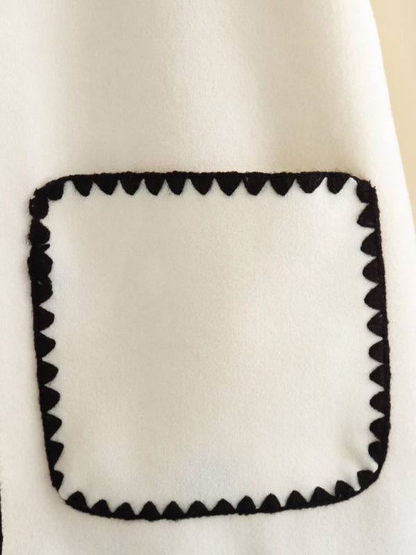 Color Block Knit Jacket