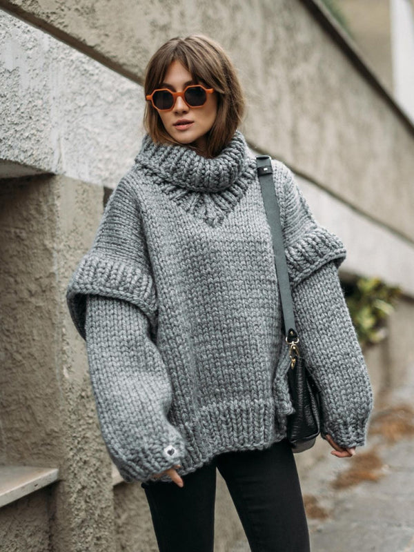 New sweater long sleeve turtleneck sweater